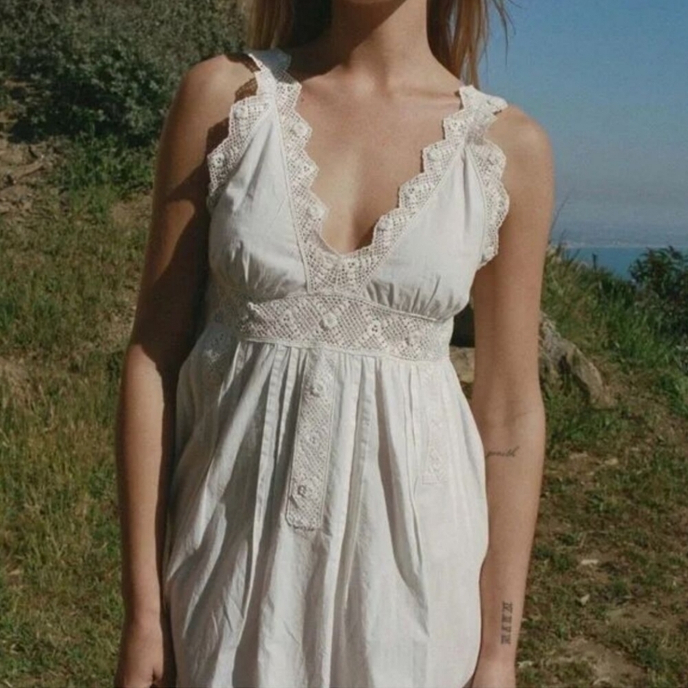 Doen Slate Nightgown in salt, small - Picture 3 of 13